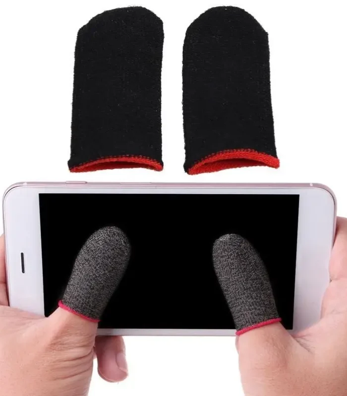 96GE Breathable Mobile Game Controller Finger Sleeve for Touch Trigger for PUBG Mobile Rules of Survival Gatillosm Game